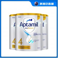 【澳洲直邮包邮】Aptamil 爱他美 白金版4段 900克x3罐/箱（3岁+）【收件人身份证必须上传】【新疆、西藏、内蒙古、青海、宁夏、海南、甘肃，需加收运费】